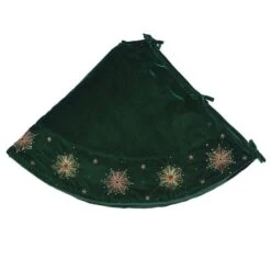 Vickerman Christmas Tree Skirt (659687) -Light Bulbs Shop 659687foldmd