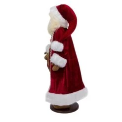 Vickerman Deck The Halls Santa Doll With Stand (659908) -Light Bulbs Shop 659908sidemd