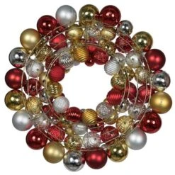 Vickerman Christmas Wreath (660560) -Light Bulbs Shop 660560backmd