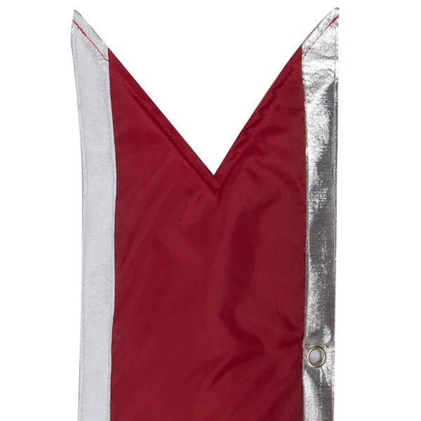 Vickerman Red-Silver Nylon Outdoor Bow (667347) 6 Vickerman Red-Silver Nylon Outdoor Bow (667347) - Image 4