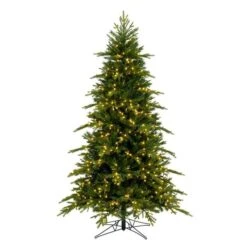 Vickerman Pre-Lit Artificial Christmas Tree With Pine Cones (676196) -Light Bulbs Shop 676196md