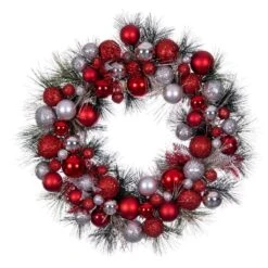 Vickerman Unlit Christmas Ornament Wreath (676967)