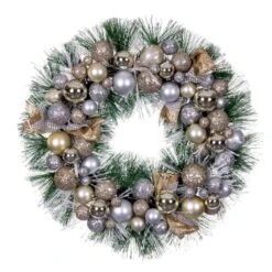 Vickerman Unlit Christmas Ornament Wreath (677117)