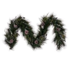 Vickerman Unlit Artificial Christmas Swag Garland With Pine Cones (703540) -Light Bulbs Shop 703540md