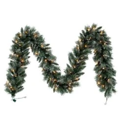 Vickerman Pre-Lit Artificial Christmas Garland With Red Berries (713303) 8 Vickerman Pre-Lit Artificial Christmas Garland With Red Berries (713303) -Light Bulbs Shop 713303md