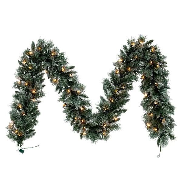 Vickerman Pre-Lit Artificial Christmas Garland With Red Berries (713303) 4 Vickerman Pre-Lit Artificial Christmas Garland With Red Berries (713303) - Image 2