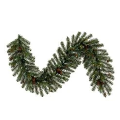 Vickerman Pre-Lit Artificial Christmas Garland (718292) -Light Bulbs Shop 718292md
