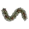 Vickerman Pre-Lit Artificial Christmas Garland (718346) -Light Bulbs Shop 718346lg