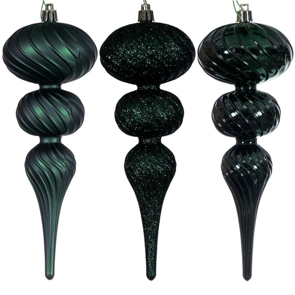 Vickerman Christmas Ornament Assortment (6 Pack) (732328) 3 Vickerman Christmas Ornament Assortment (6 Pack) (732328)