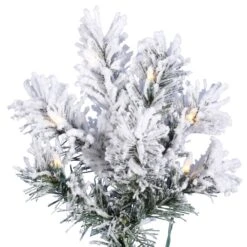 Vickerman Pre-Lit Artificial Christmas Tree (27889) 7 Vickerman Pre-Lit Artificial Christmas Tree (27889) -Light Bulbs Shop Flocked20Pine20Branchmd