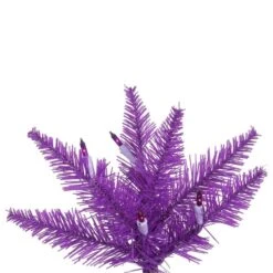 Vickerman Pre-Lit Christmas Tree (Includes On/Off Foot Switch) (28275) -Light Bulbs Shop Purple20Branchmd 1