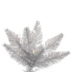 Vickerman Pre-Lit Christmas Tree (Includes On/Off Foot Switch) (28395) -Light Bulbs Shop Silver20Fir20Branchmd