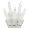 Action Lighting Christmas Light String Set (10248) -Light Bulbs Shop XMasWhiteWireFrostedBulblg